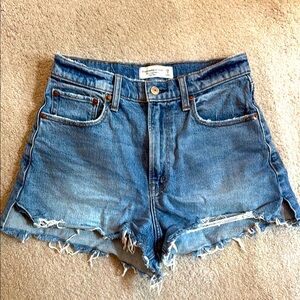 Abercrombie & Fitch Blue Jean Shorts
